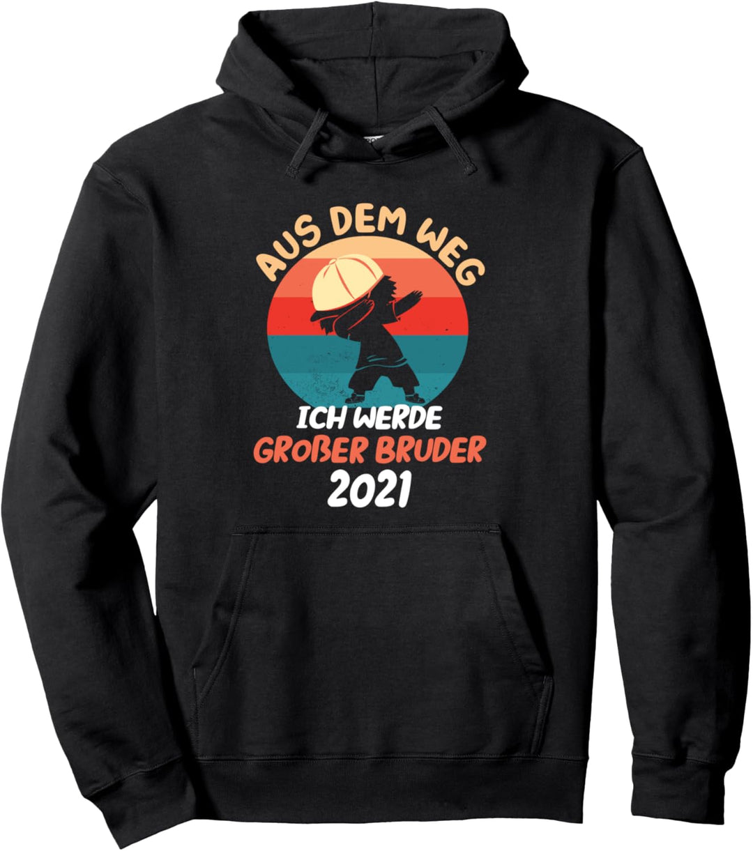 Grosser Bruder 2021 Geschwister Kinder Brüder Pullover Hoodie