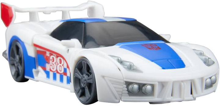 Transformers Age of The Primes Smokescreen, verwandelbare Deluxe-Klasse Action-Figur (13 cm), Robote