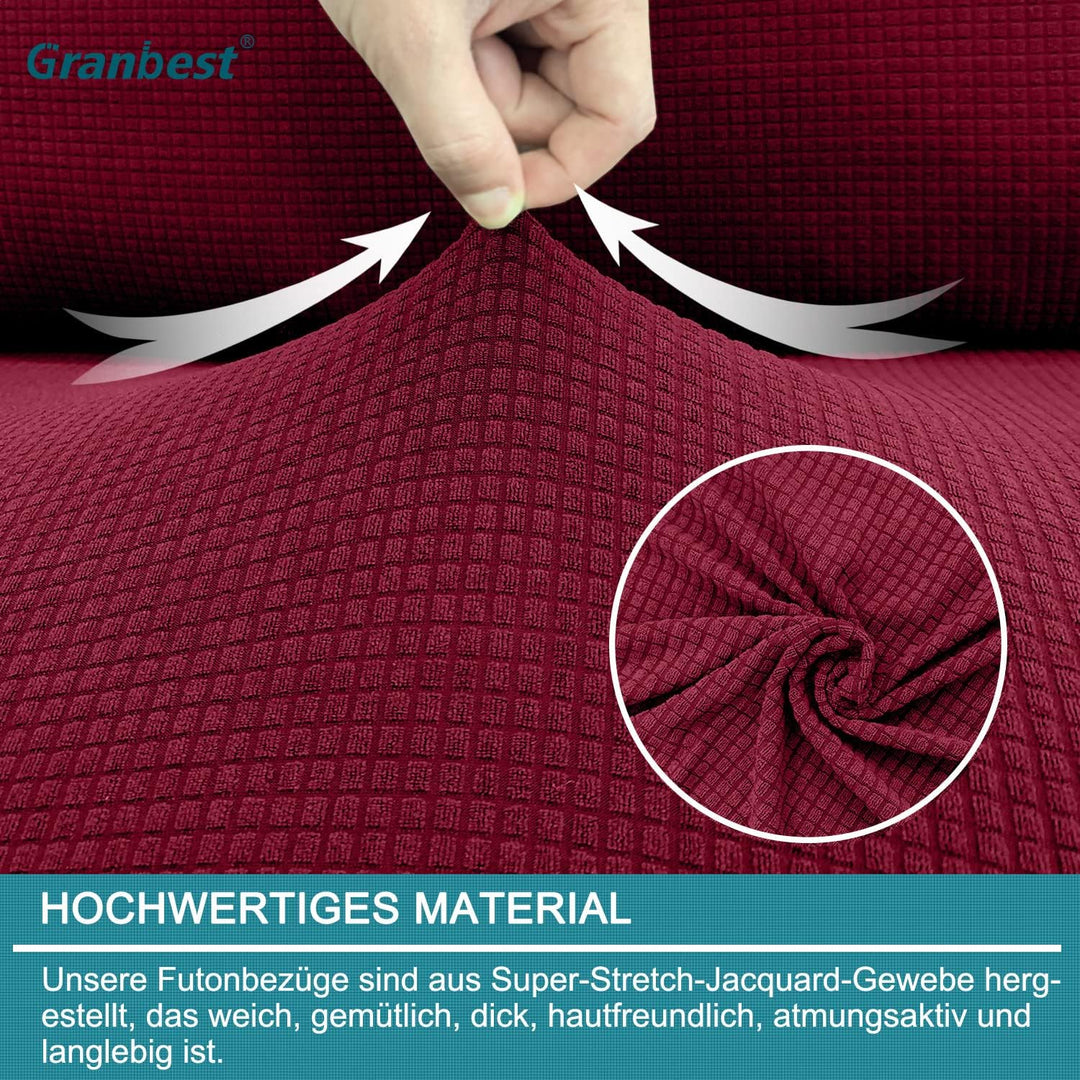 Granbest wasserdichte Armlose Futon Abdeckung, Hoher Stretch Futon Schutz für Faltendes Schlafsofa A