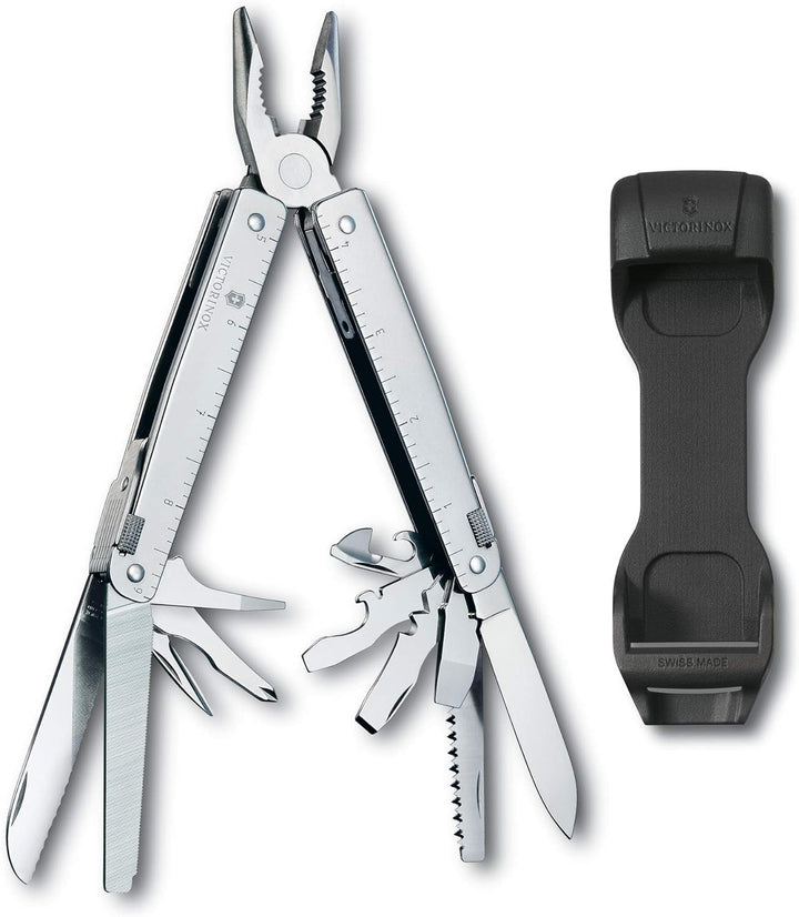 Victorinox, Multifunktionstool, SwissTool, Taschen Werkzeug, Funktionen, Kombi-Spitzzange , Feststel