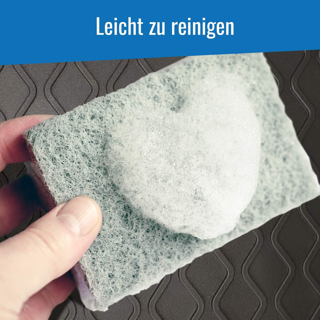2 Stück XL Schuhabtropfschale gross Schuhtablett - Schuhablage 76x38x3cm mit erhöhtem Rand - Abtropf