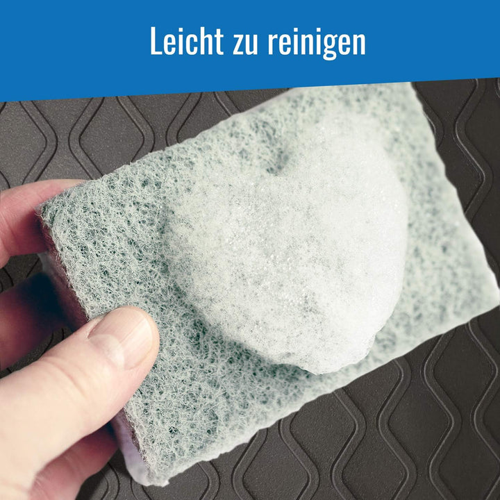 2 Stück XL Schuhabtropfschale gross Schuhtablett - Schuhablage 76x38x3cm mit erhöhtem Rand - Abtropf