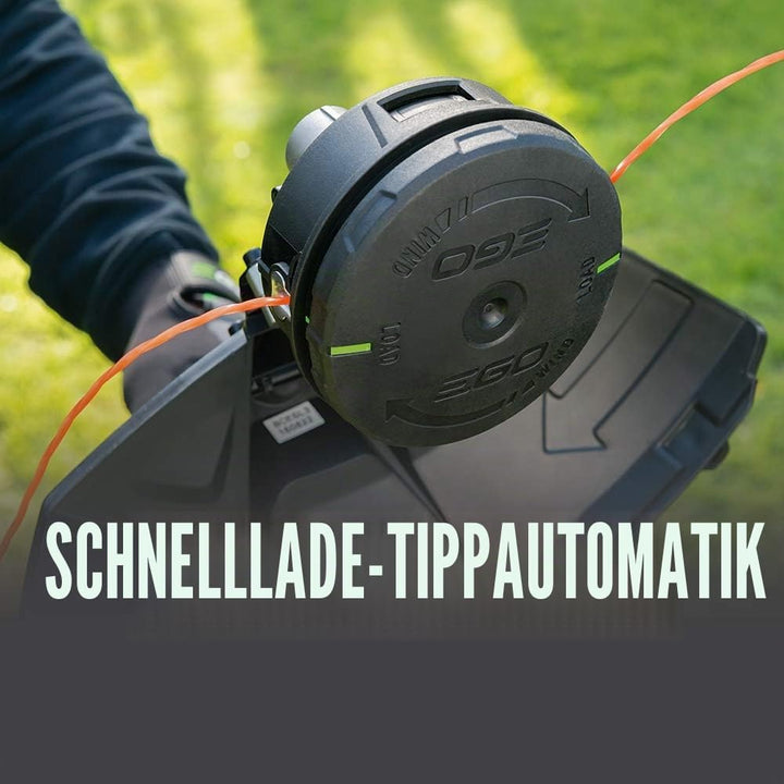 EGO POWER+ Rasentrimmer-Aufsatz, batteriebetrieben, 38,1 cm Trimmer-Aufsatz mit POWERLOAD, Verwendun