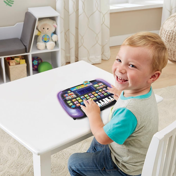 VTech Bit Smart Tablet, Lern-Tablet für Kinder mit Hintergrundbeleuchtung, ABC-Tastatur und 10 Klavi