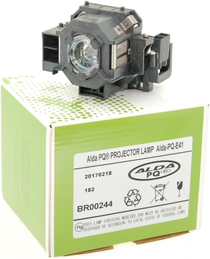 Alda PQ Premium, Beamer Lampe kompatibel mit EPSON EB-S62, EB-X6, EB-X62, EH-TW420, EMP-S5, EMP-S52,