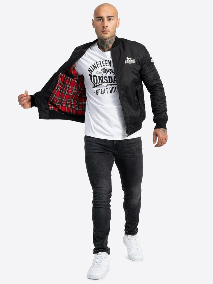 Lonsdale Herren Tern Hill Jacke XL Schwarz, XL Schwarz