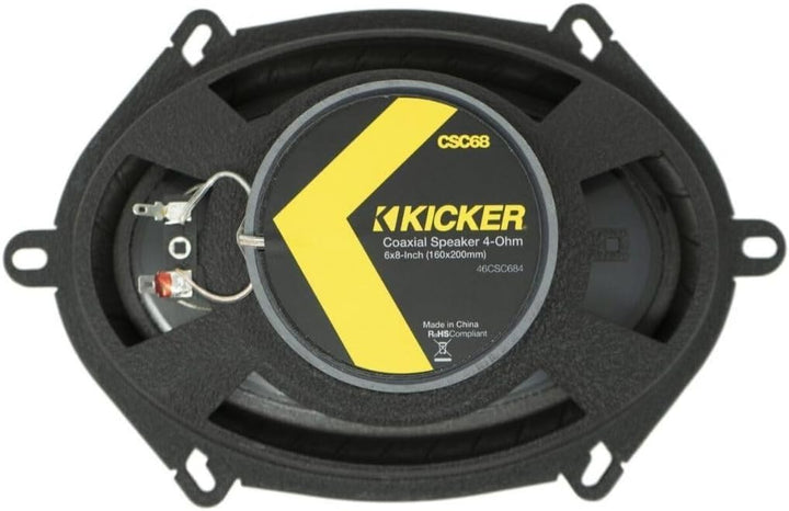 KICKER MELARQT 46CSC684 CSC684 Auto-Stereo-Lautsprecher (6 x 8 x 7 cm, Koaxial)