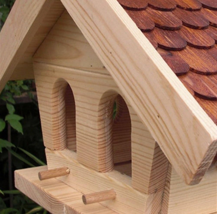 Vogelhaus-Vogelhäuser Vogelfutterhaus Vogelhäuschen aus Holz Vogelhausständer Nistkasten Schreinerar