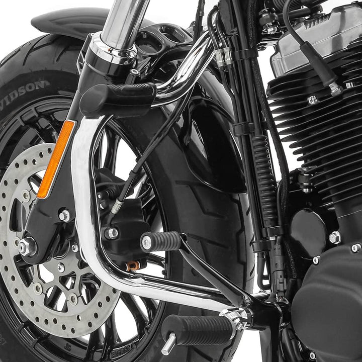 Sturzbügel für Harley Davidson Sportster 1200 CA Custom 13-16 Mustache Chrom
