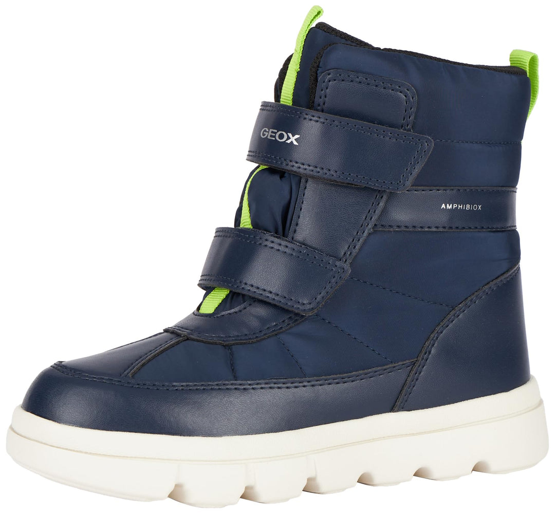 Geox Jungen J Willaboom Boy B Ab Ankle Boot 21 EU Navy Lime, 21 EU Navy Lime
