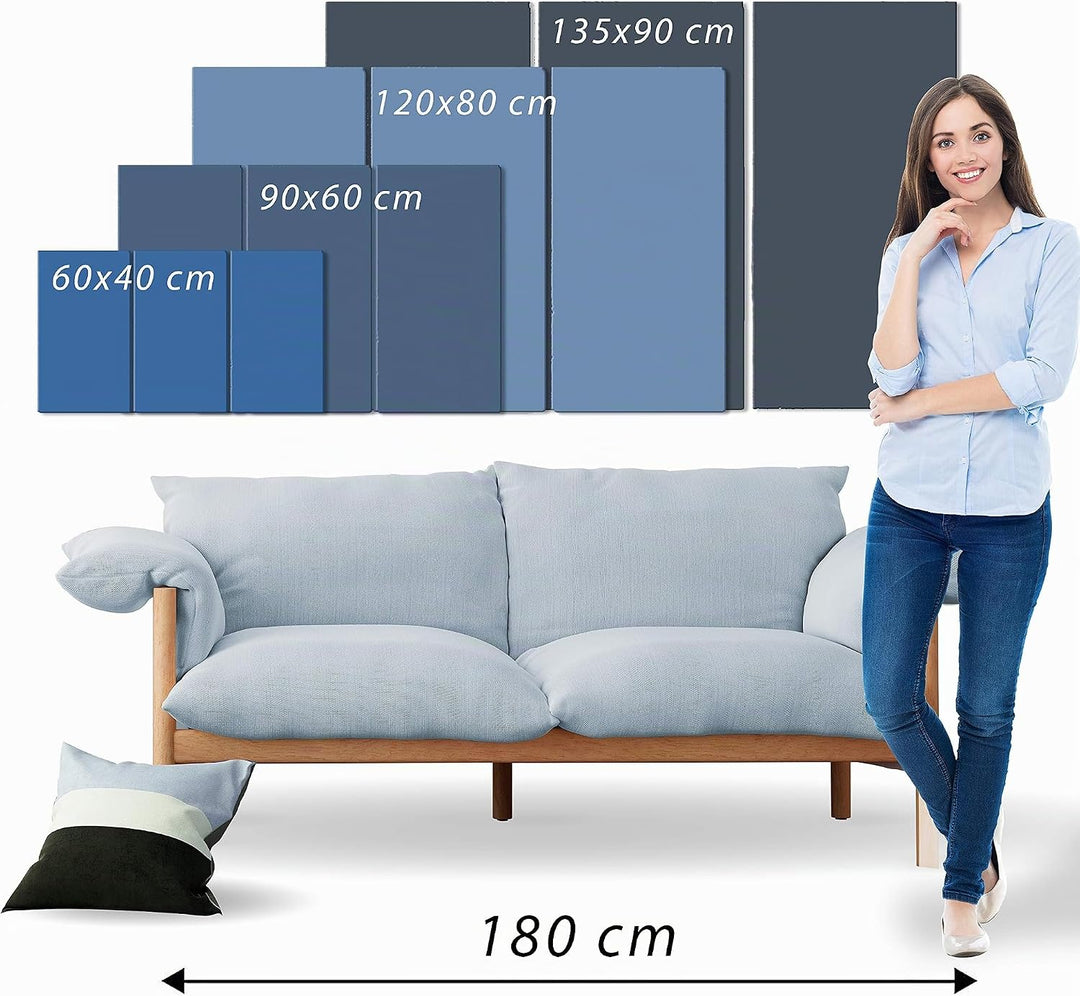 murando - Bilder Hirsch 135x90 cm Vlies Leinwandbild 3 Teilig Kunstdruck modern Wandbilder XXL Wandd