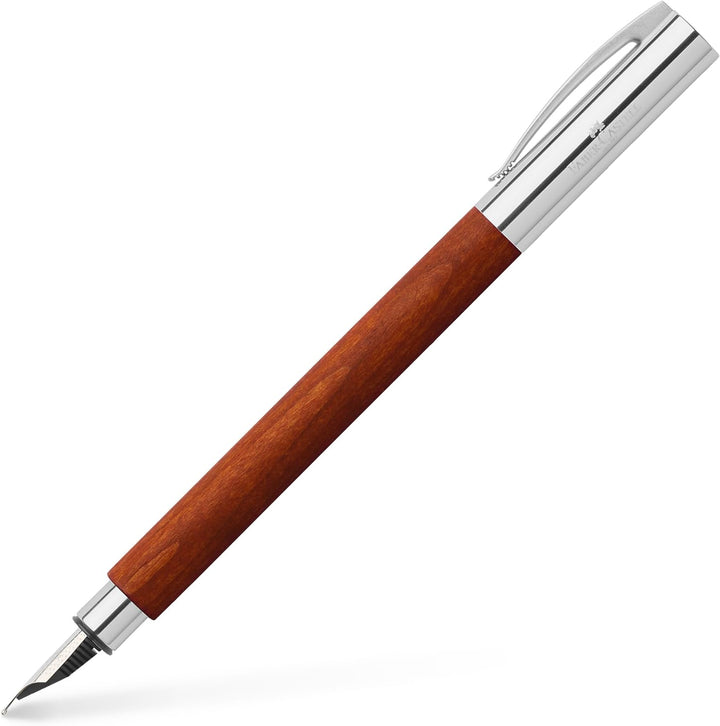 Faber-Castell 148181 - Füllfederhalter AMBITION Birnbaum, Federbreite F, inkl. Geschenkverpackung un