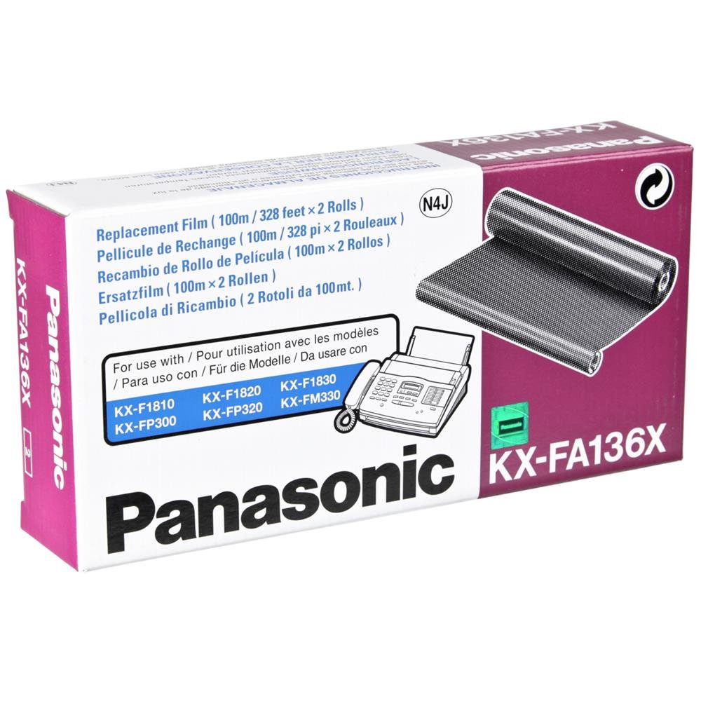 Panasonic KX-FA136X Thermotransferrolle für Fax 2 Stück