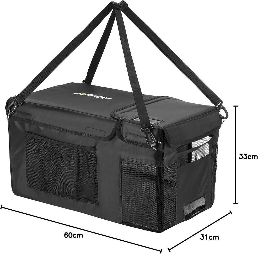 BougeRV CRPRO 20 Schutzhülle, 12 Volt tragbare Auto-Kühlschrank 600D Tragetasche nur für CRPRO 20L K