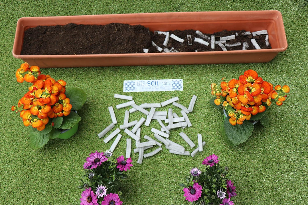 Lite-Soil Wasserspeicher für Pflanzen LITE-Strips Bio5 100% abbaubar/biologisch kompostierbar (10 L)