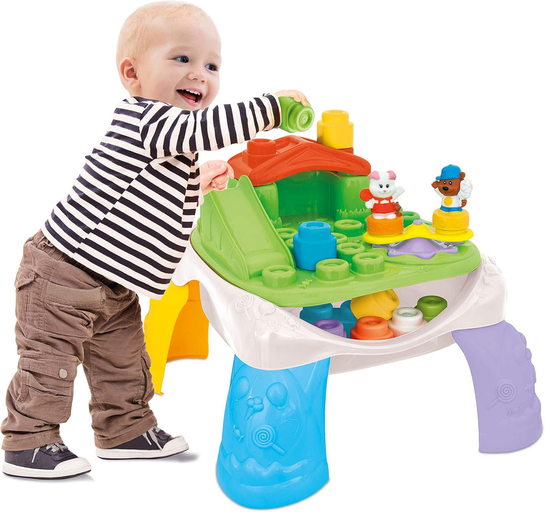 Clementoni 14829 Soft Clemmy Tavolo Parco Giochi, Multicolore, XL