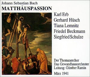 Matthäuspassion, Audio-CD
