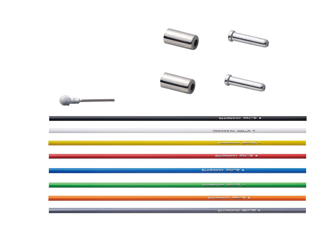 SHIMANO PTFE Bremskabel und Gehäuse Set, Blau