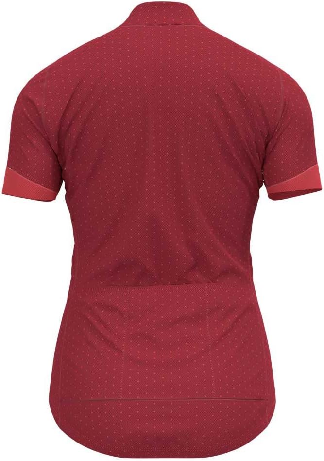Odlo Herren Essentials_411961 Radtrikot mit Reissverschluss (1er Pack) M American Beauty - Cayenne,