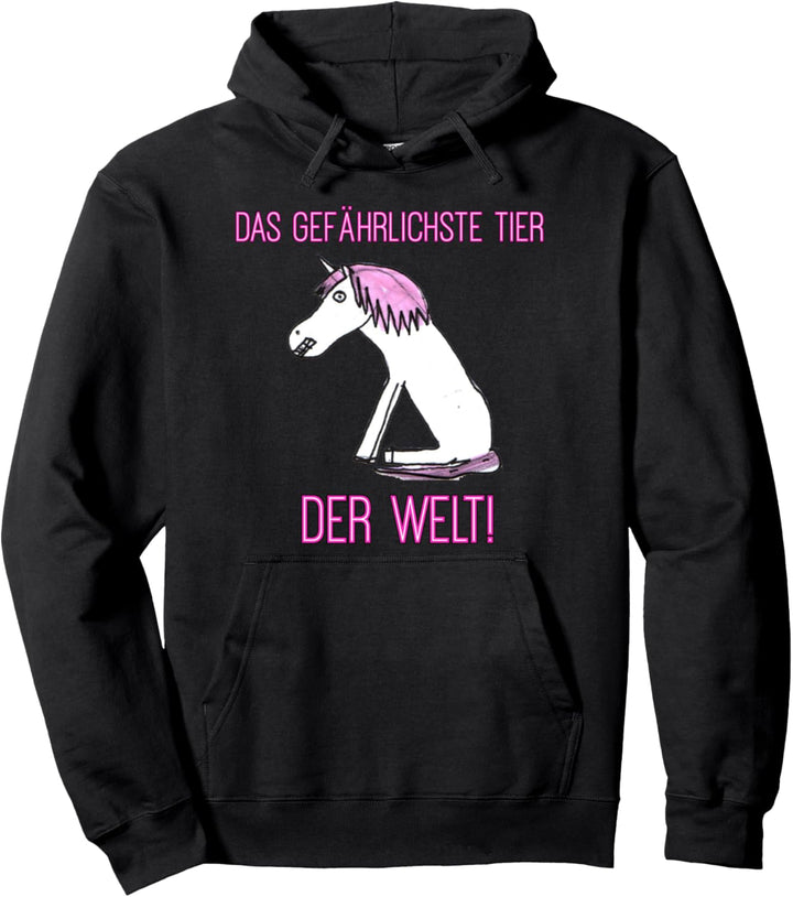 Das Gefährlichste Tier der Welt das Einhorn Geschenk Pullover Hoodie