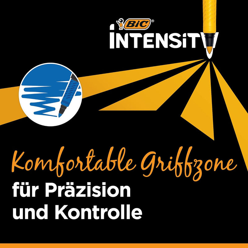 BIC Intensity Premium Filzstifte, zum Malen für Erwachsene und Kinder, in 24 Farben, mit komfortable