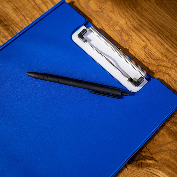 Stück Klemmbrett A4 OFFICE POINT Klemmbrettmappe BLAU Aufklappbare Klemmbrettmappe Schreibplatte mit