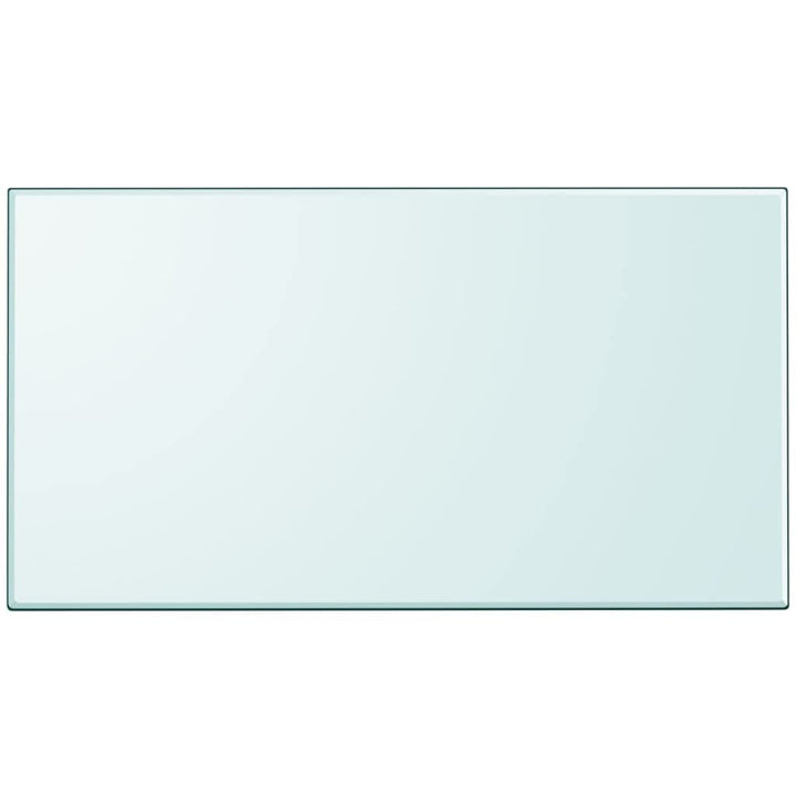 vidaXL Tischplatte Gehärtetes Glas 1200x650mm Glasplatte für Esstisch Tisch 120 x 65 cm Transparent,