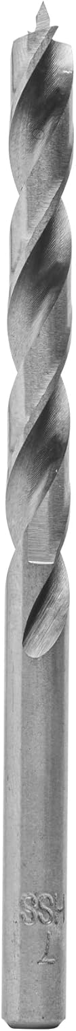 ENT 50070 Holzbohrer Ø 7,0 mm im 3er-Pack, HSS-G mit Zentrierspitze und Vorschneider, Nutzlänge 63 m