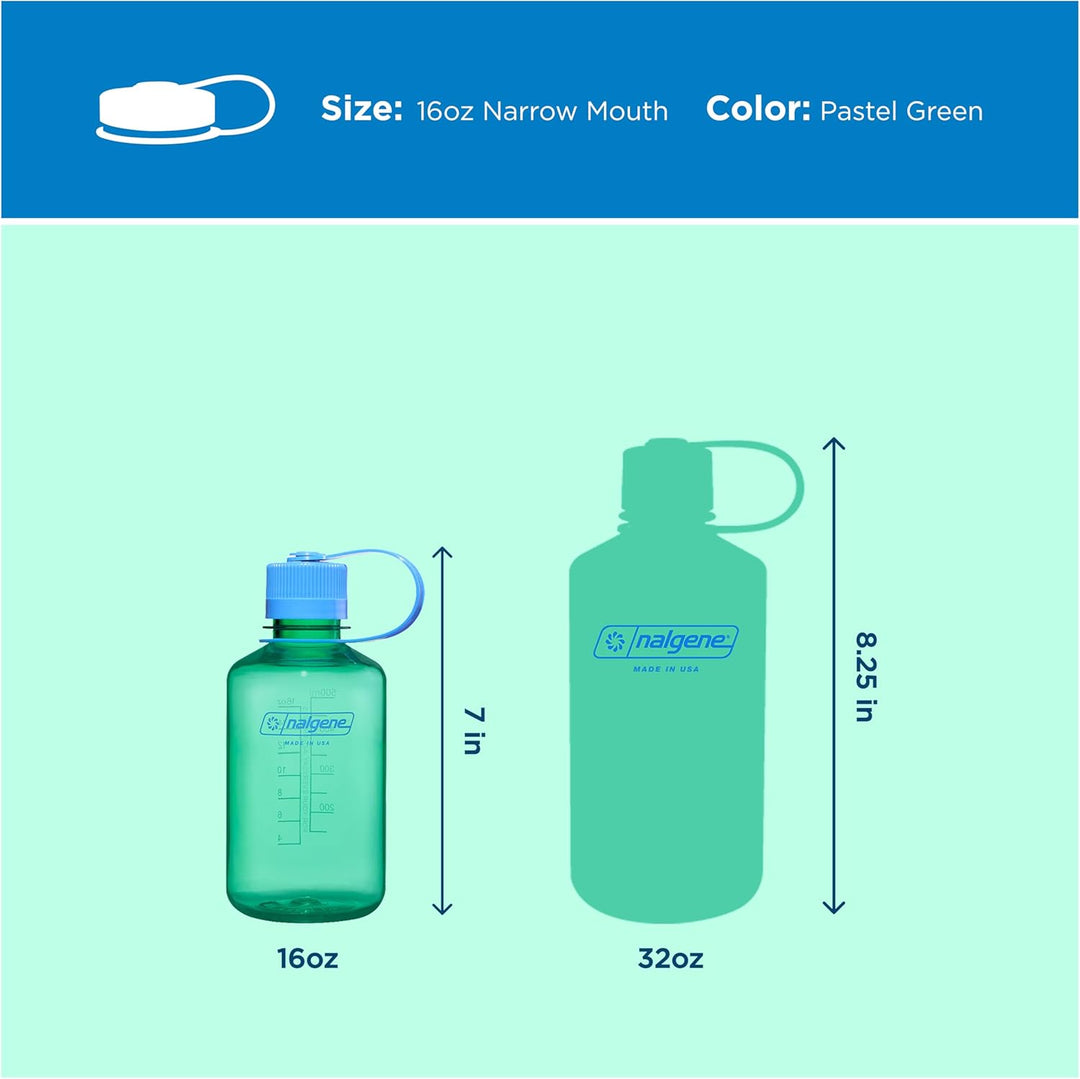Nalgene Unisex – Erwachsene EH Sustain Trinkflasche 473 ml Pastellgrün, 473 ml Pastellgrün