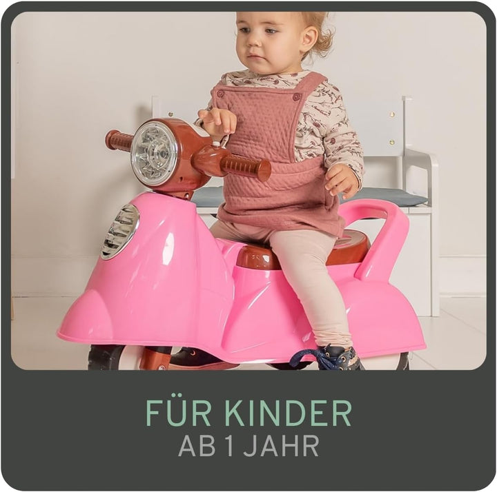 Bandits & Angels Retro Rutscher ab 1 Jahr (Retro Rosa), Retro Rosa