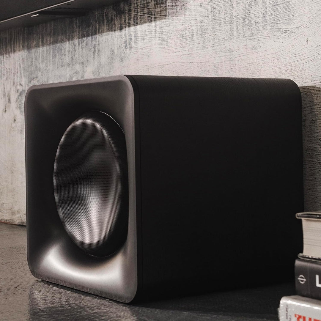 Klipsch, Flexus SUB 100 kabelloser Subwoofer, Schwarz, nur kompatibel mit Flexus Soundbar
