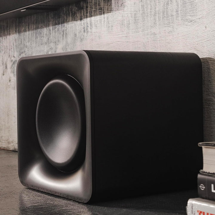 Klipsch, Flexus SUB 100 kabelloser Subwoofer, Schwarz, nur kompatibel mit Flexus Soundbar