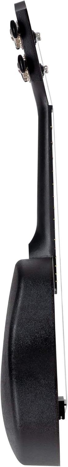 Classic Cantabile OV-04 BK Ukulele - Sopran-Ukulele im Roundback-Design - Mensur: 342 mm - Korpus un