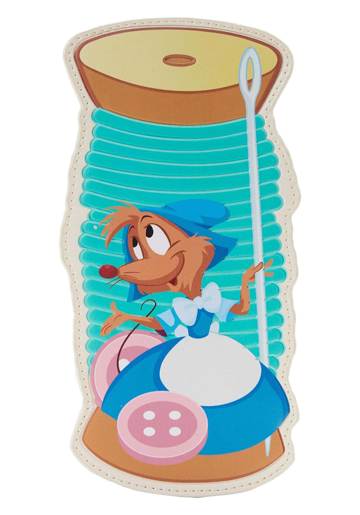 Loungefly Disney Cinderella Maus Spule Kartenhalter, Mehrfarbig, Standard, Kartenhalter Standard Meh