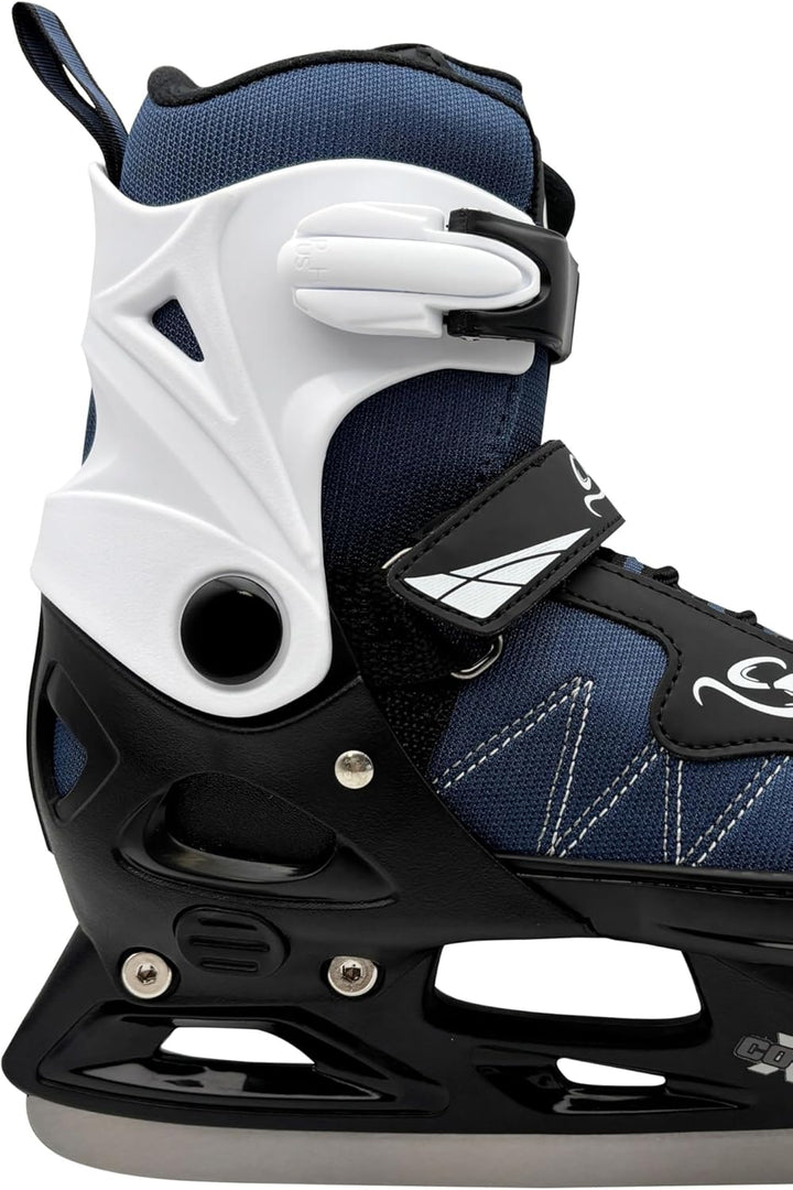 Cox Swain verstellbare Schlittschuhe Frosty, Eislaufschuhe für Kinder, Jugendliche und Erwachsene bi