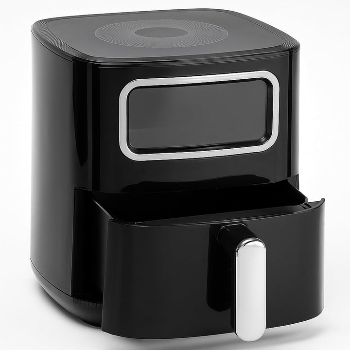 Retoo Heissluftfritteuse 5L mit Touchscreen 1450W, 8-in-1 Airfryer, Spülmaschinenfeste Körbe, Fettar