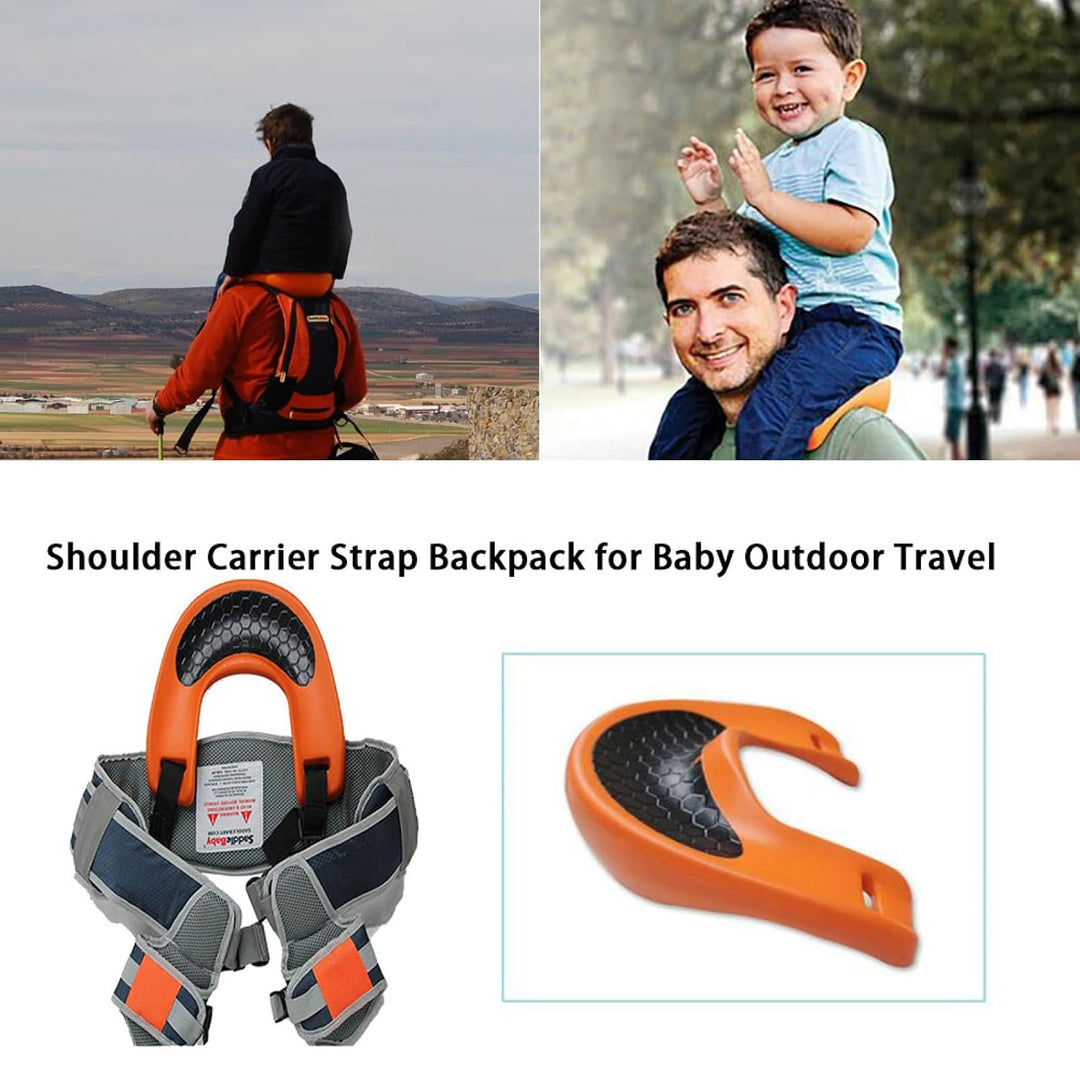 Schultertrage für Kleinkinder, Babyhalter Tragegurt, Freihändiger Outdoor-Reise-Schultersitz für Kin