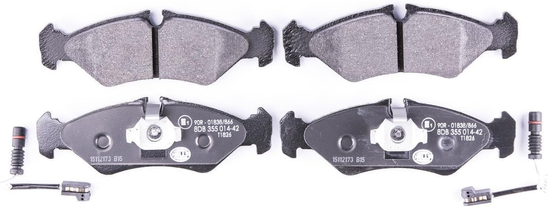 HELLA PAGID 8DB 355 014-421 Bremsbelagsatz - T1826 - Dicke/Stärke: 17.3mm - Bremssystem: Teves - ink