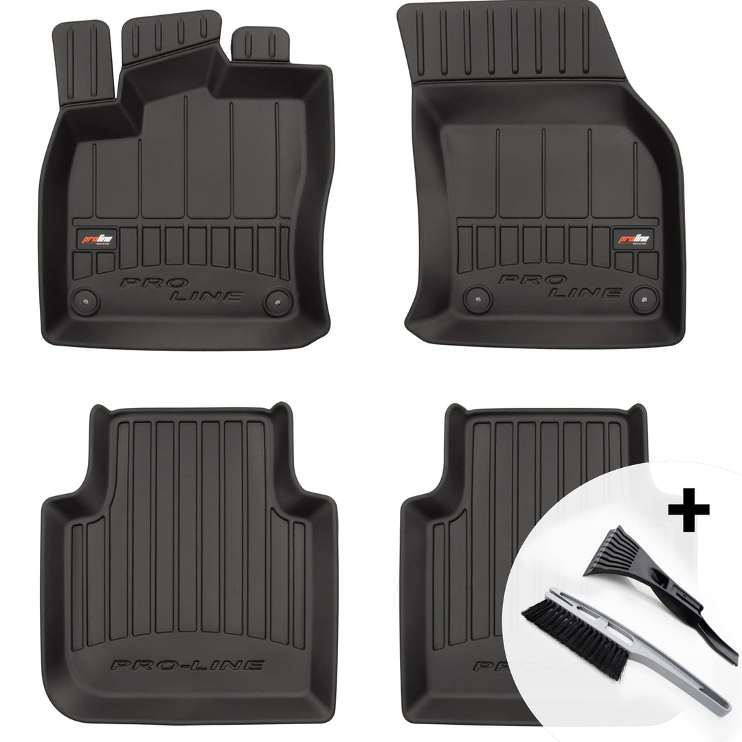 moto-MOLTICO 3D Gummimatten Auto Fussmatten Gummi Automatten 4-teilig Set - passend für Seat Tarraco