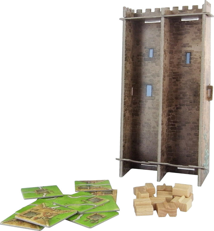 Carcassonne – Erweiterung: La Tour – Asmodee – Gesellschaftsspiel – Spielsteine Ext Turm, Ext Turm