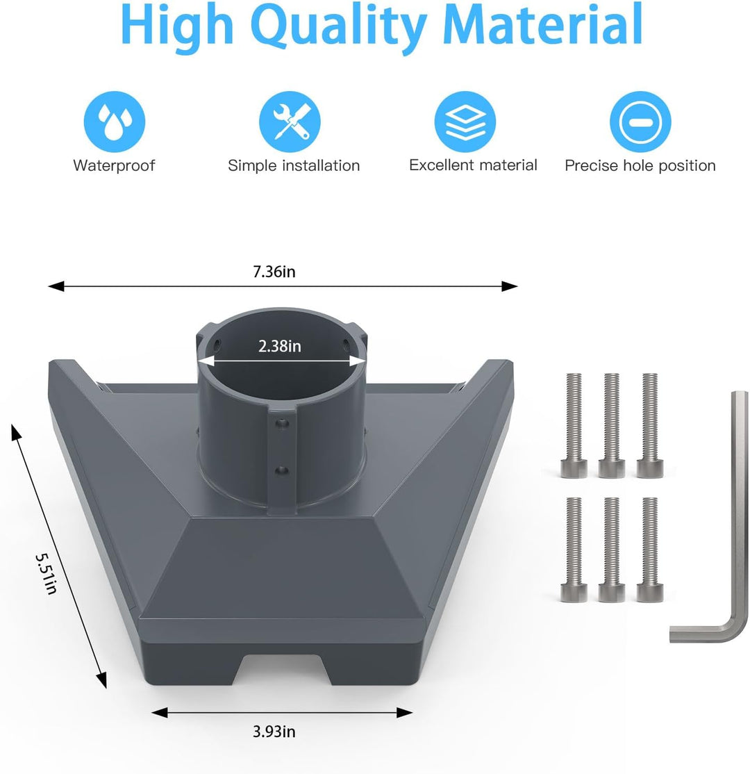 HOLACA Aufgerüstete Starlink Gen 3 Rohradapter, Dachrohr Halterung Metalladapter für Variable Mastgr