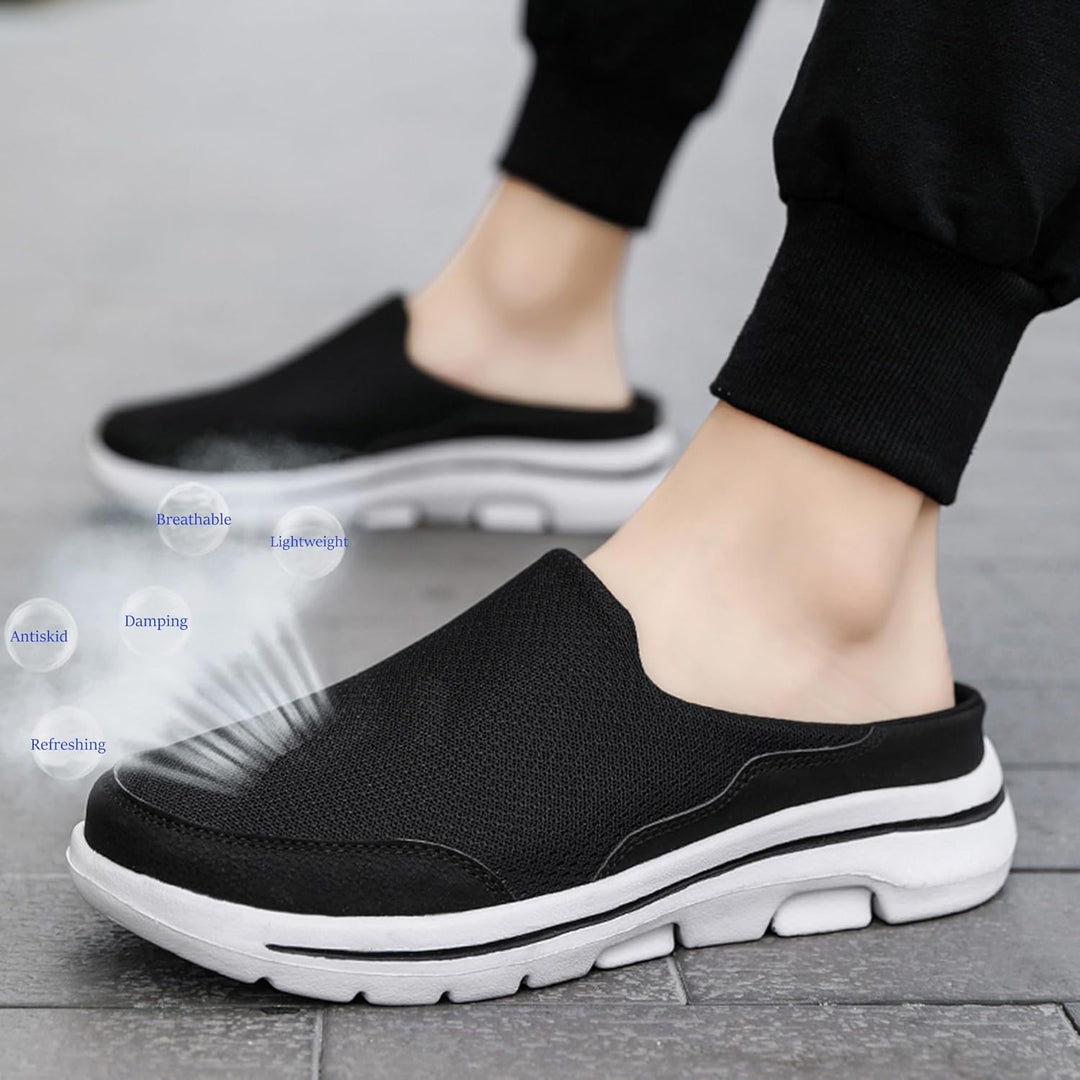 SMajong Clogs Damen Sommer Hausschuhe Herren Leichte Atmungsaktive Gartenschuhe rutschfest Slip On P