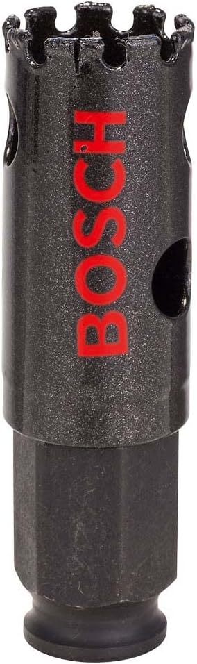 Bosch Professional 1x Diamant-Lochsäge Diamond for Hard Ceramics (für Fliesen, Stein, Ø 22 mm, Zubeh