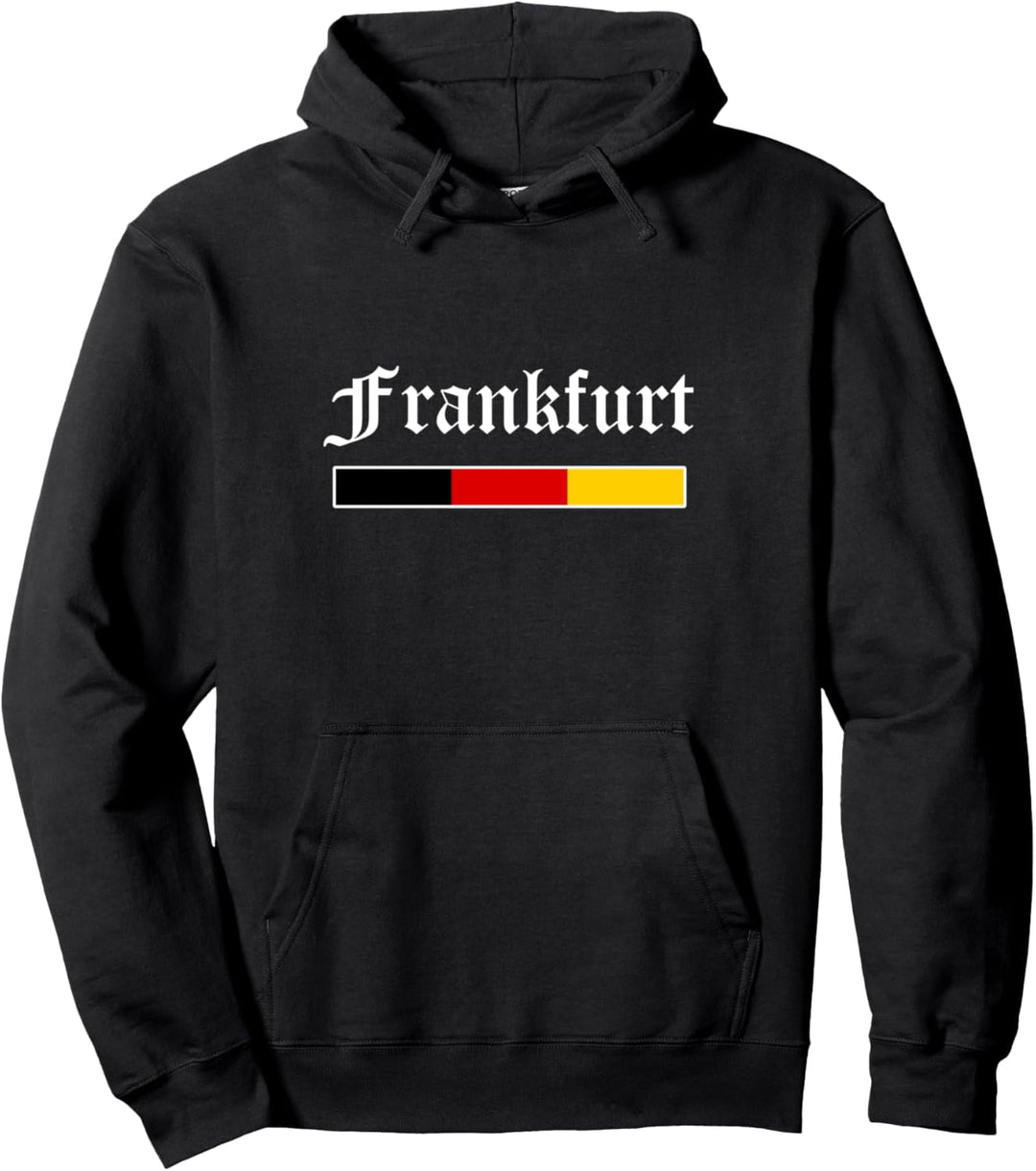 Frankfurt Stadt Deutschland Flagge Heimat Souvenir Frankfurt Pullover Hoodie