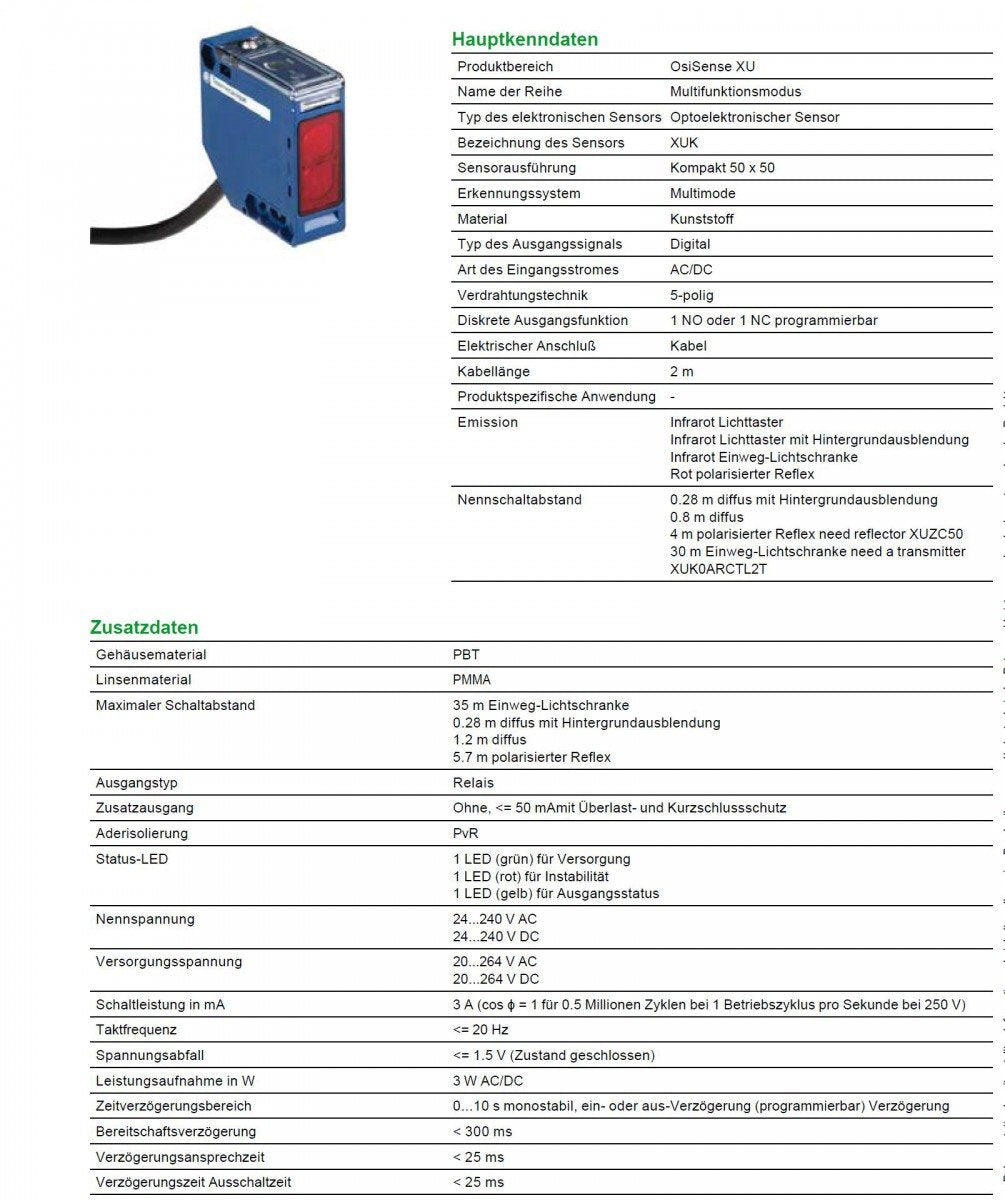 Det. Fotoelec.50x50 ACDC Osiconcept