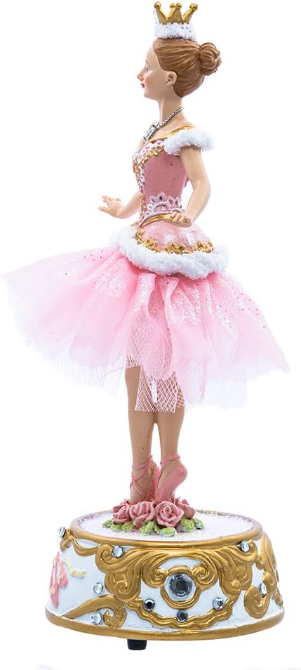 Kurt Adler Ballerina-Figur, 25,4 cm, Pink