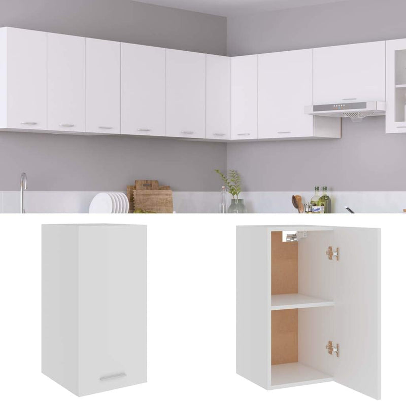 homiuse Hängeschrank Weiss 29,5x31x60 cm Holz KüChenschrank HäNgeschrank KüChe KüChenunterschrank Kü