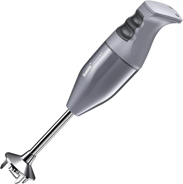 bamix Stabmixer Set EO140 CLASSIC inkl. Multifunktionsmesser aus Edelstahl, 140 Watt, 2-Stufen, Made