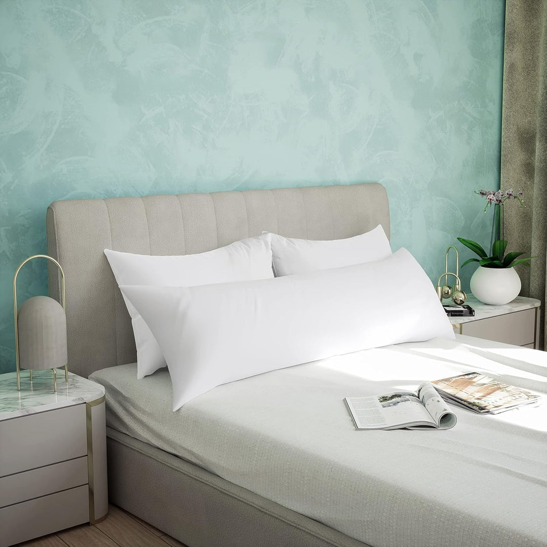 Utopia Bedding Nackenkissen, 40x145 cm Ganzkörperkissen, weiche Hohlfaserfüllung, langes Schwangersc