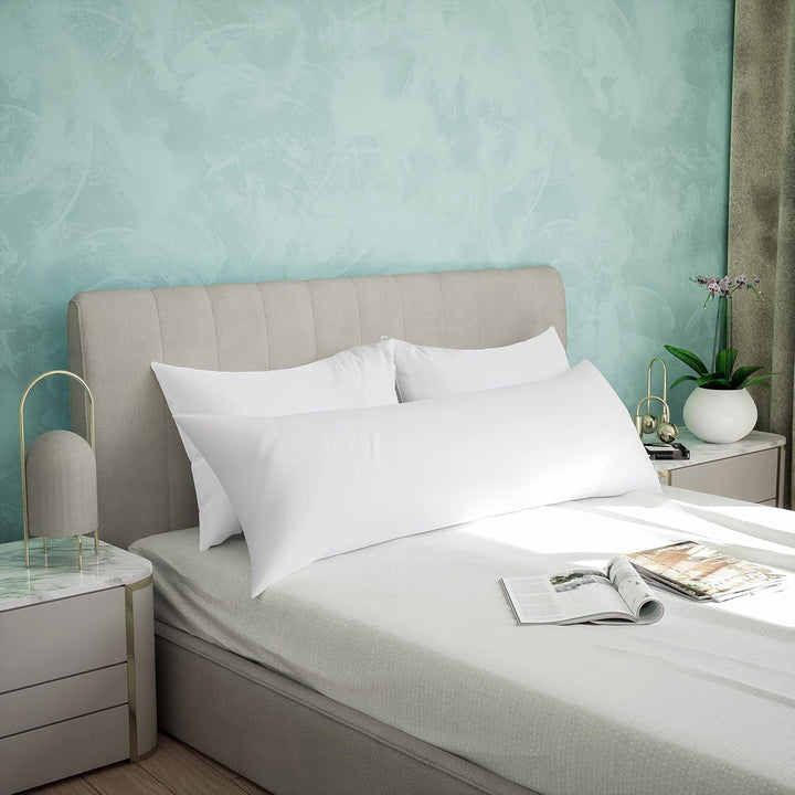 Utopia Bedding Nackenkissen, 40x145 cm Ganzkörperkissen, weiche Hohlfaserfüllung, langes Schwangersc